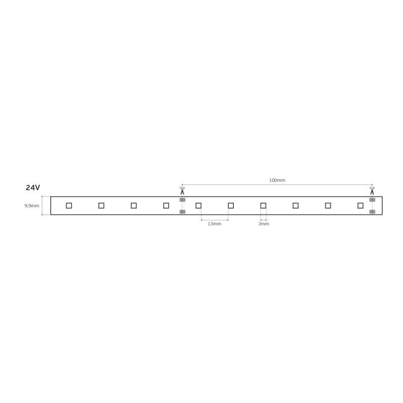 LED ЛЕНТА 24V 3528 WW 60 LED/M LED ЛЕНТА 24V 3528 WW 60 LED/M