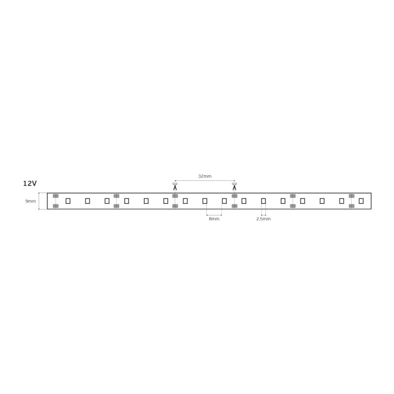 LED ЛЕНТА 12V 3528 ТОПЛА БЯЛА 96 LED/М LED ЛЕНТА 12V 3528 ТОПЛА БЯЛА 96 LED/М