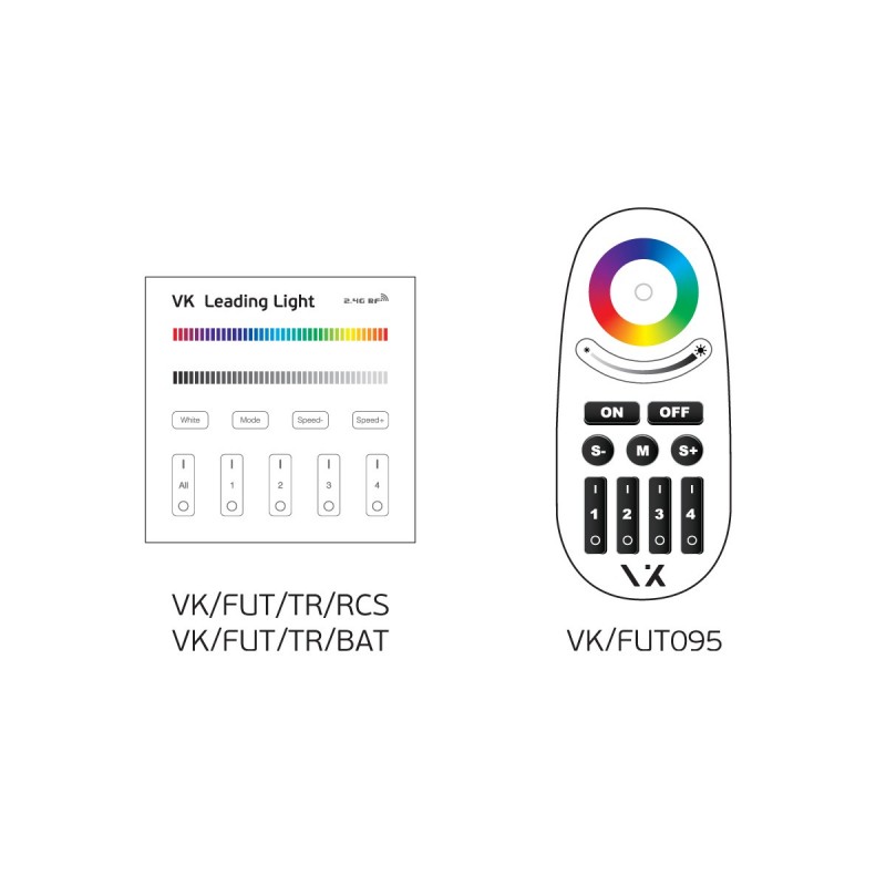 LED ЛЕНТА VK 5050 RGB 60 LED/M