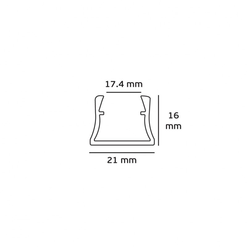 LED ПРОФИЛ VK D1 AL