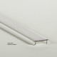 ВГРАДЕН LED ПРОФИЛ DEEP SLIM АЛУМИНИЙ