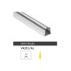 ПРОФИЛ ЗА LED ЛЕНТА VK/K01U/CL