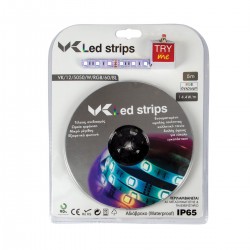 LED ЛЕНТА 5050 RGB 60 LED/М БЯЛА