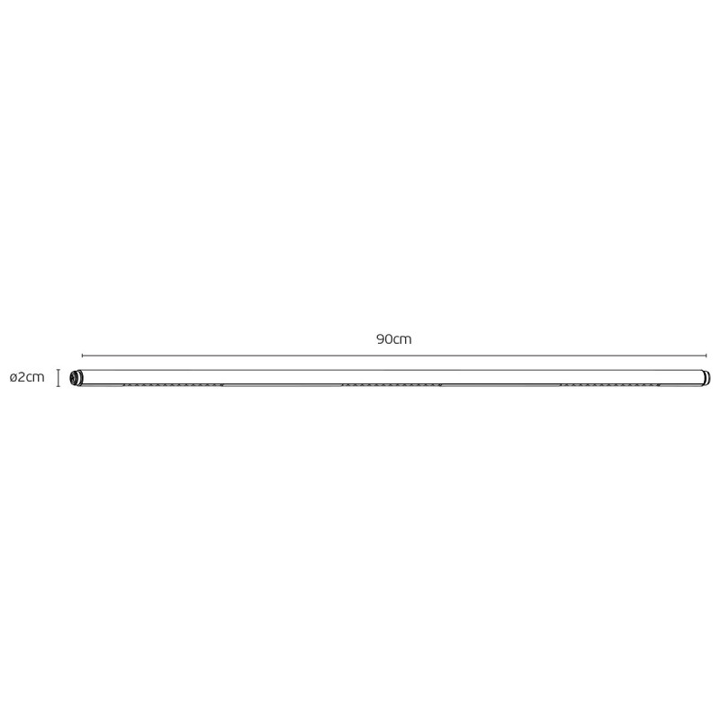 LED ПАНЕЛ DARK 3 24W 90X30CM