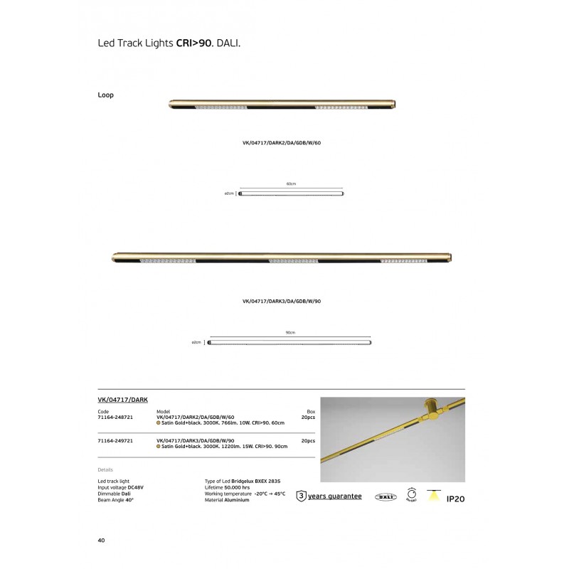 LED ПАНЕЛ DARK 3 24W 90X30CM