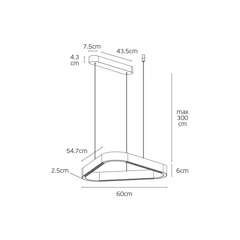 LED ПАНЕЛ VK 60X60CM 40W 4000K LED ПАНЕЛ VK 60X60CM 40W 4000K