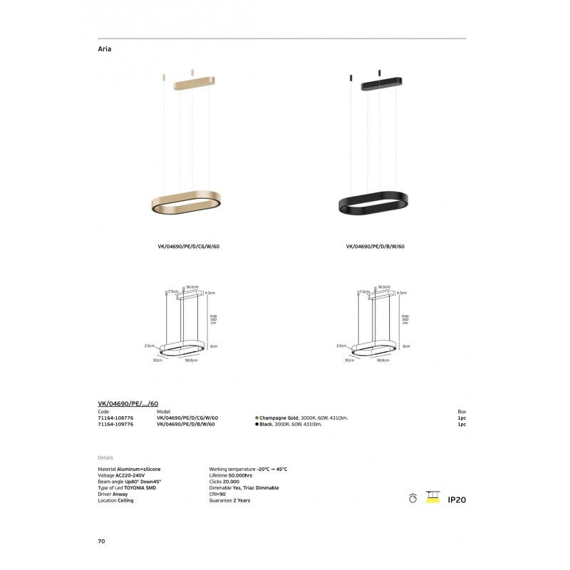 ВГРАДЕН LED ПРОЖЕКТОР VK-LED 6W 4000K