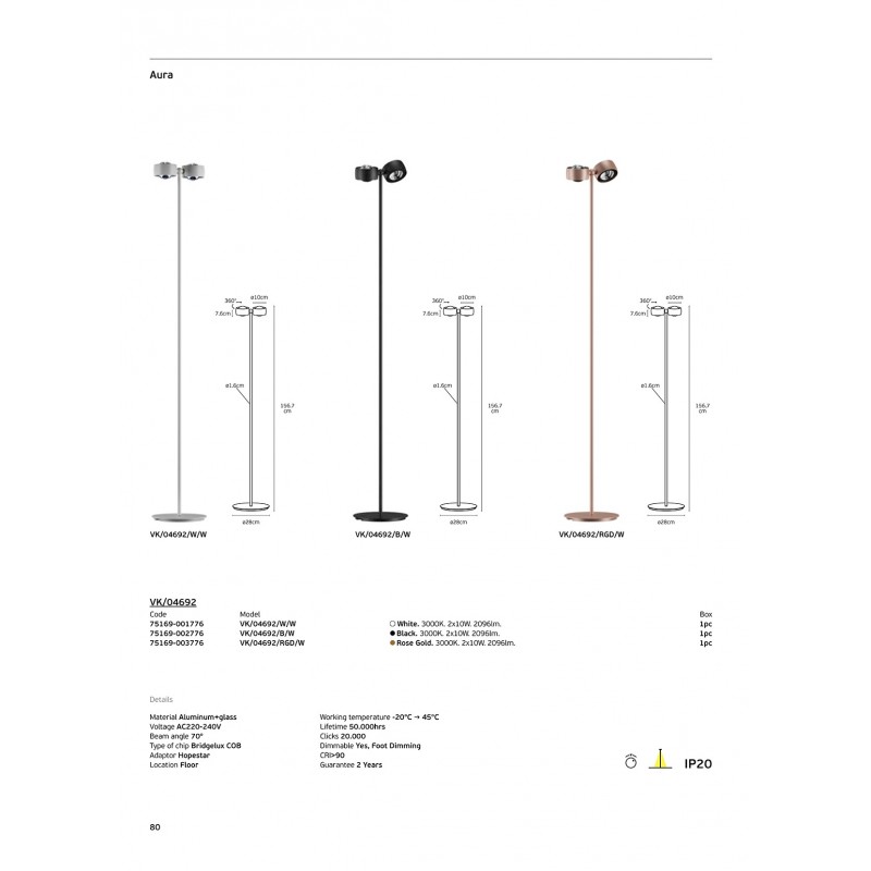 LED ПАНЕЛ VK/04692/RGD/W