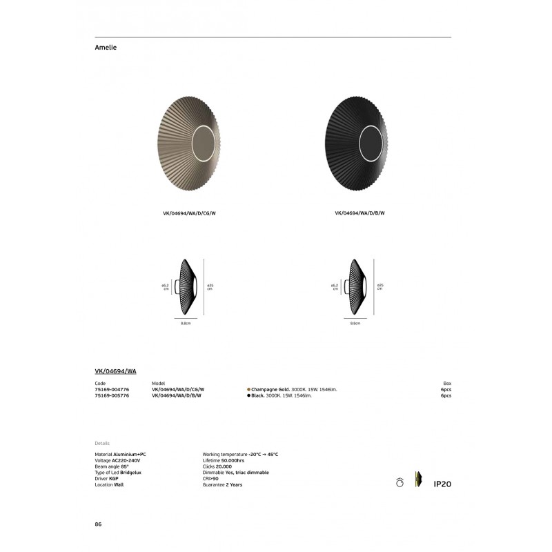 LED ДАУНЛАЙТ VK 75169-005776 LED ДАУНЛАЙТ VK 75169-005776