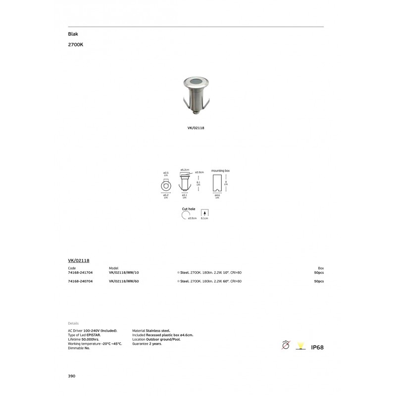 LED ПАНЕЛ VK 60X60 СМ 4000K 40W LED ПАНЕЛ VK 60X60 СМ 4000K 40W