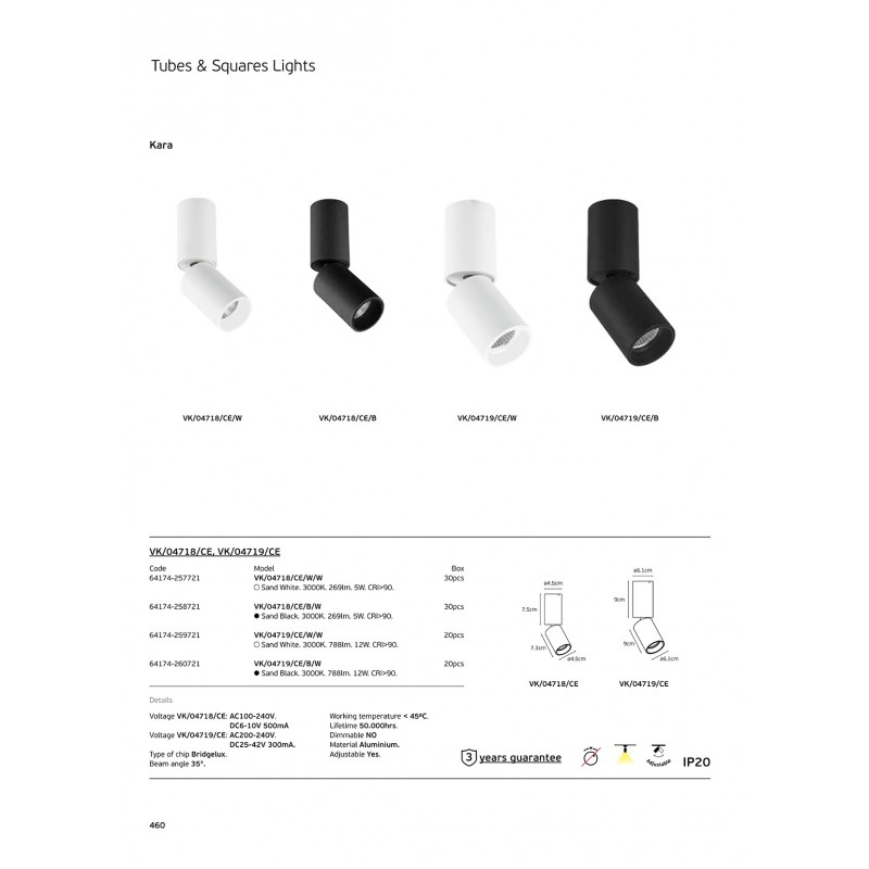 LED ПАНЕЛ VK 64174-259721 25W 3000K