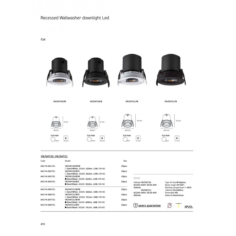 LED ПАНЕЛ VK/04720/B/W LED ПАНЕЛ VK/04720/B/W