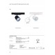 ВГРАДЕН LED ПРОЖЕКТОР VK-04682 TR W 36 CCT