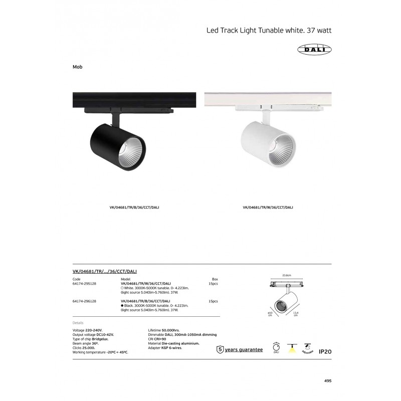 LED ПАНЕЛ VK 36W CCT DALI LED ПАНЕЛ VK 36W CCT DALI