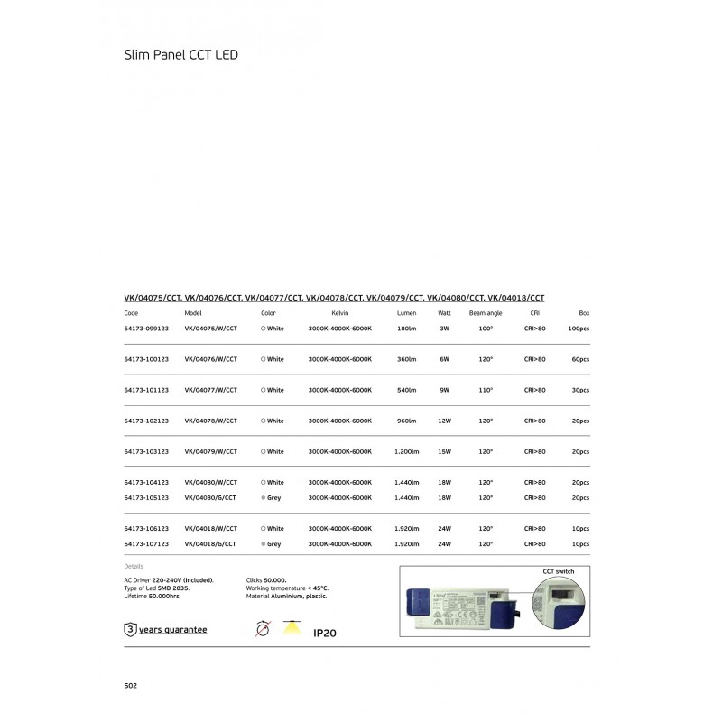 ВГРАДЕН LED ПРОЖЕКТОР VK/04079 CCT ВГРАДЕН LED ПРОЖЕКТОР VK/04079 CCT