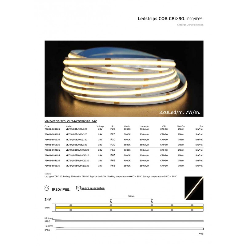 LED ПРОЖЕКТОР VK/24/COB/940/320 LED ПРОЖЕКТОР VK/24/COB/940/320