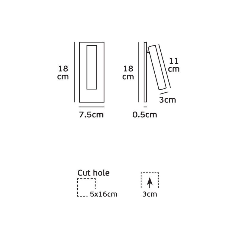 СПОТ V-TAC VT-64171 БЯЛ СПОТ V-TAC VT-64171 БЯЛ