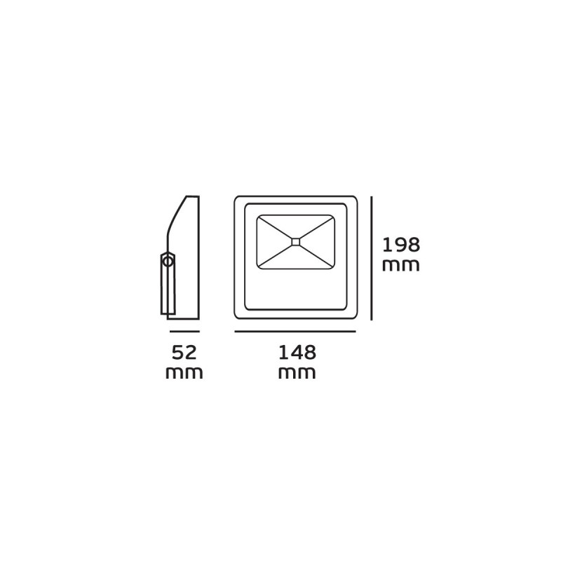 LED ПРОЖЕКТОР 10W 230V IP65 ЧЕРЕН LED ПРОЖЕКТОР 10W 230V IP65 ЧЕРЕН
