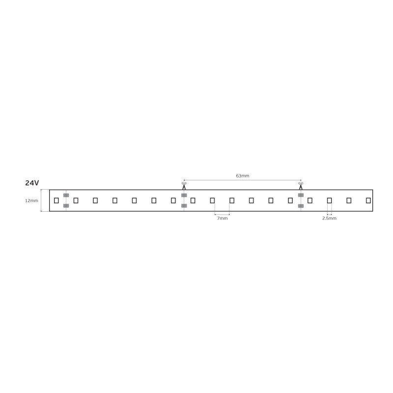 LED ЛЕНТА 24V 3528 БЯЛА 96 LED/M LED ЛЕНТА 24V 3528 БЯЛА 96 LED/M