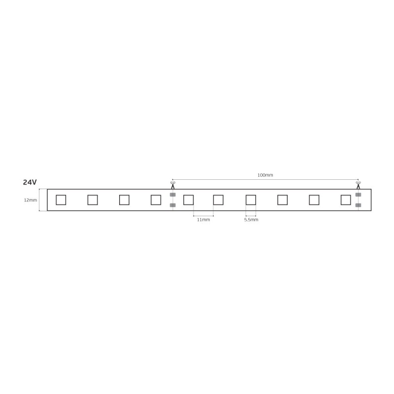 LED ЛЕНТА 5050 WARM WHITE 60 LED/M