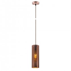 ПЕНДЕЛ COPPER 1X60W E27 ЧЕРЕН ПЕНДЕЛ COPPER 1X60W E27 ЧЕРЕН