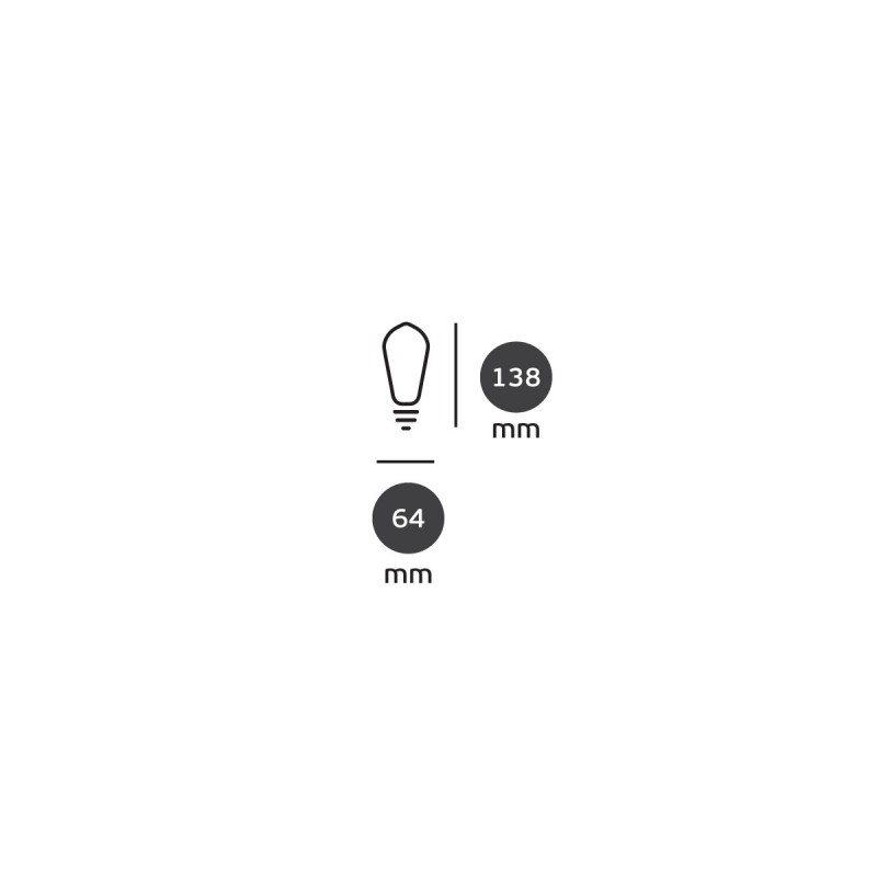 LED КРУШКА ST58 19W E27 4000K