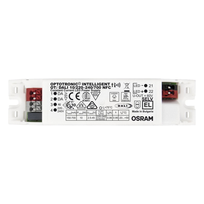 ЗАХРАНВАНЕ ЗА LED VK/OT DALI 10W NFC DIM
