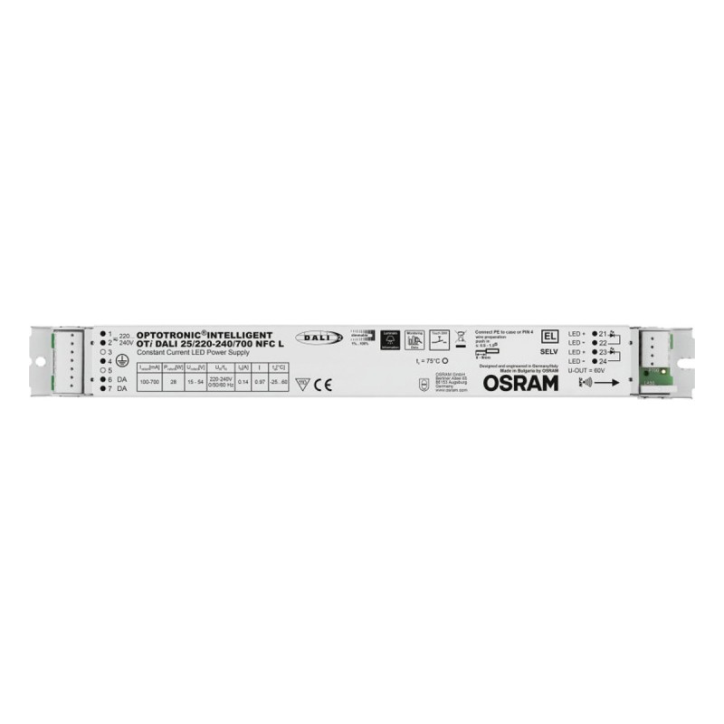 ЗАХРАНВАНЕ OTI DALI 25W 220-240V 700MA NFC