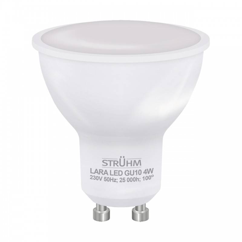 LARA LED КРУШКА GU10 4W ТОПЛО БЯЛА