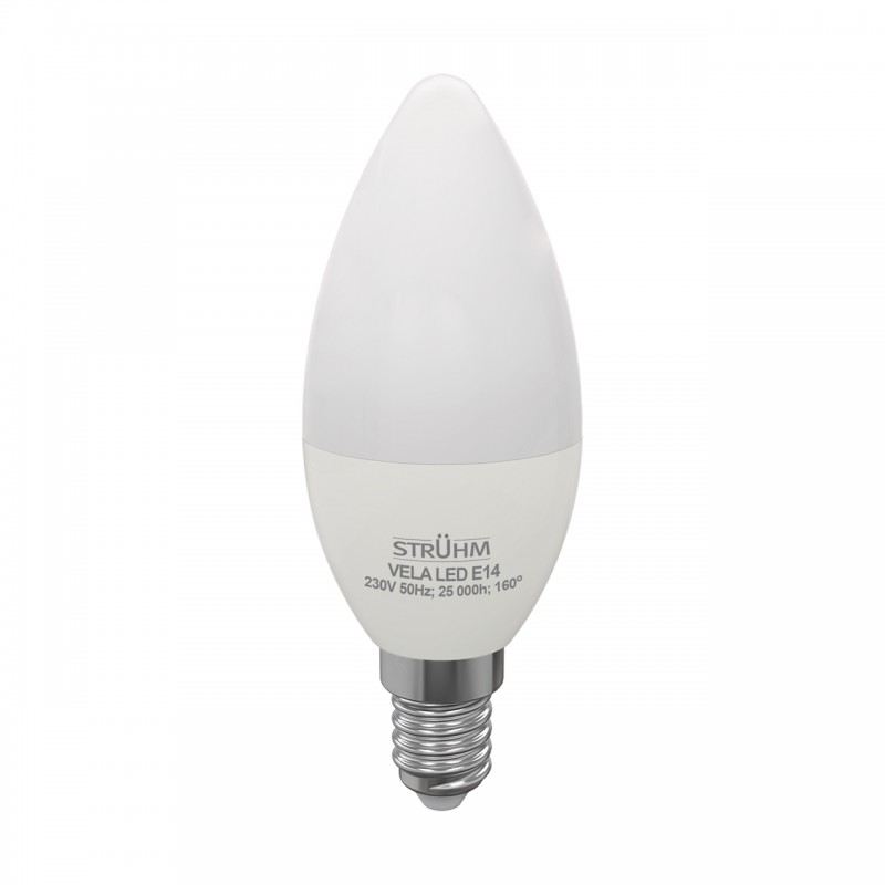 КРУШКА VELA LED E14 6W НЕУТРАЛНО БЯЛА КРУШКА VELA LED E14 6W НЕУТРАЛНО БЯЛА