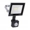 LED ПРОЖЕКТОР KROMA S 10W СИВ СТУДЕНА СВЕТЛИНА