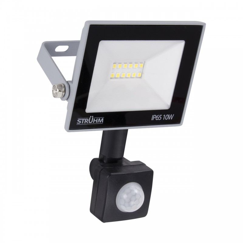 LED ПРОЖЕКТОР KROMA S 10W СИВ СТУДЕНА СВЕТЛИНА