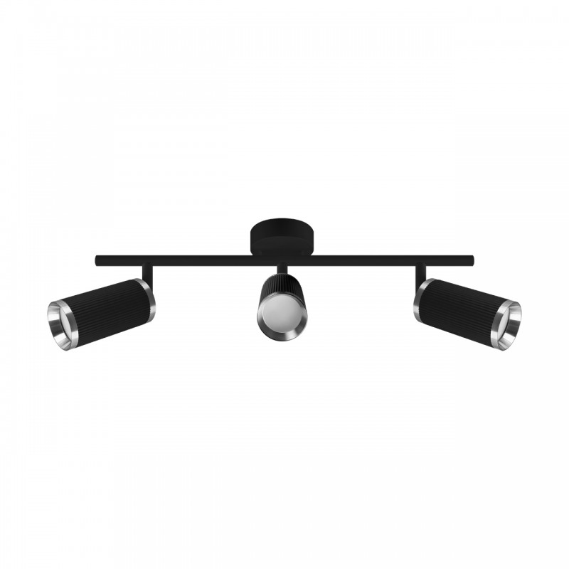 FRIDA SPT GU10 3I BLACK/CHROME 04203