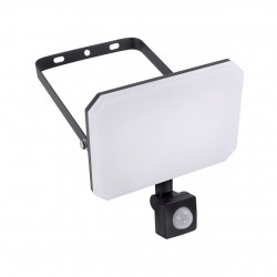 TAFLA LED ПРОЖЕКТОР С PIR ДАТЧИК 30W ЧЕРЕН НЕУТРАЛНО БЯЛА СВЕТЛИНА