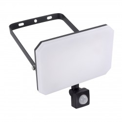 TAFLA LED ПРОЖЕКТОР С PIR ДАТЧИК 50W ЧЕРЕН НЕУТРАЛНО БЯЛА СВЕТЛИНА