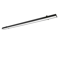 ЛИНЕЕН ВГРАДЕН LED МОДУЛ 2540MM 66W 3000K ЧЕРЕН