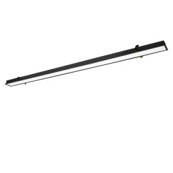 ЛИНЕЕН ВГРАДЕН LED МОДУЛ 3380MM 88W 3000K ЧЕРЕН ДИМИРАН