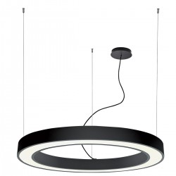 ВИСЯЩ ЧЕРЕН ПРЪСТЕН D1200 4000K ДИМИРАН LED МОДУЛ 88W