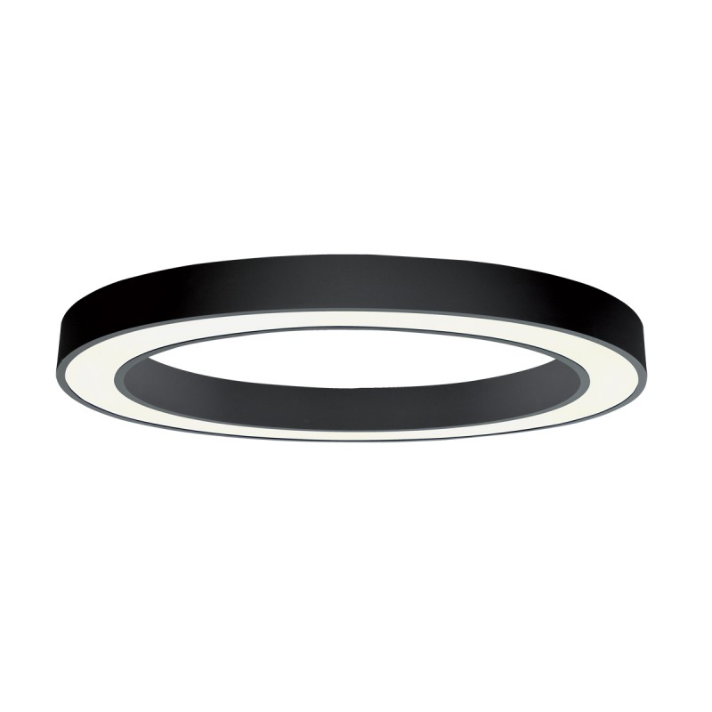 LED ПЛАФОН ЧЕРЕН ПРЪСТЕН D900 3000K 66W