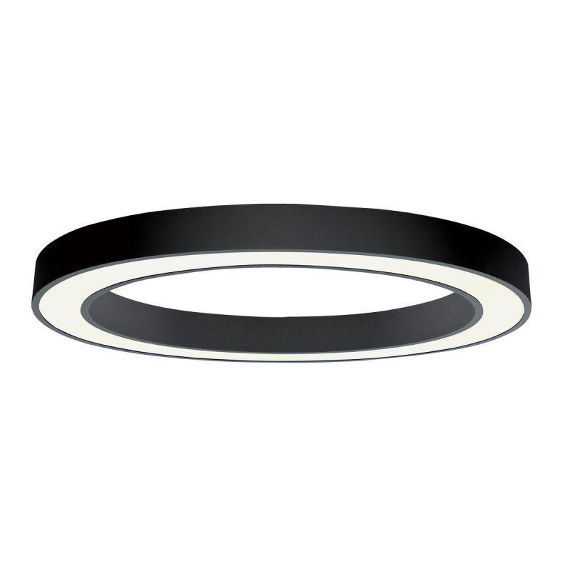 LED ПРЪСТЕНЕН ПЛАФОН ЧЕРЕН D1800 4000K ДИМИРАН 132W