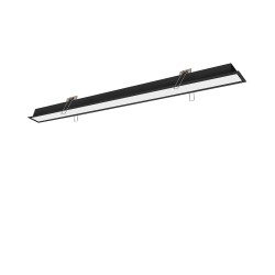 ВГРАДЕН LED ПРОФИЛ L580 3000K ЧЕРЕН ДИМИРУЕМ