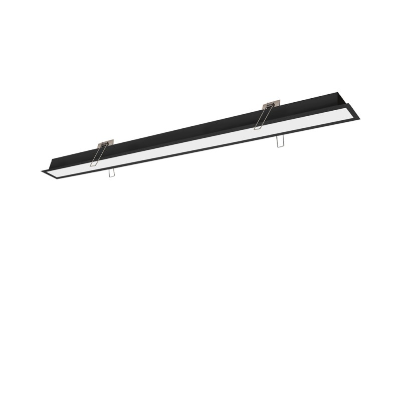 ВГРАДЕН LED ПРОФИЛ LINEAR L860 ЧЕРЕН 22W 3000K