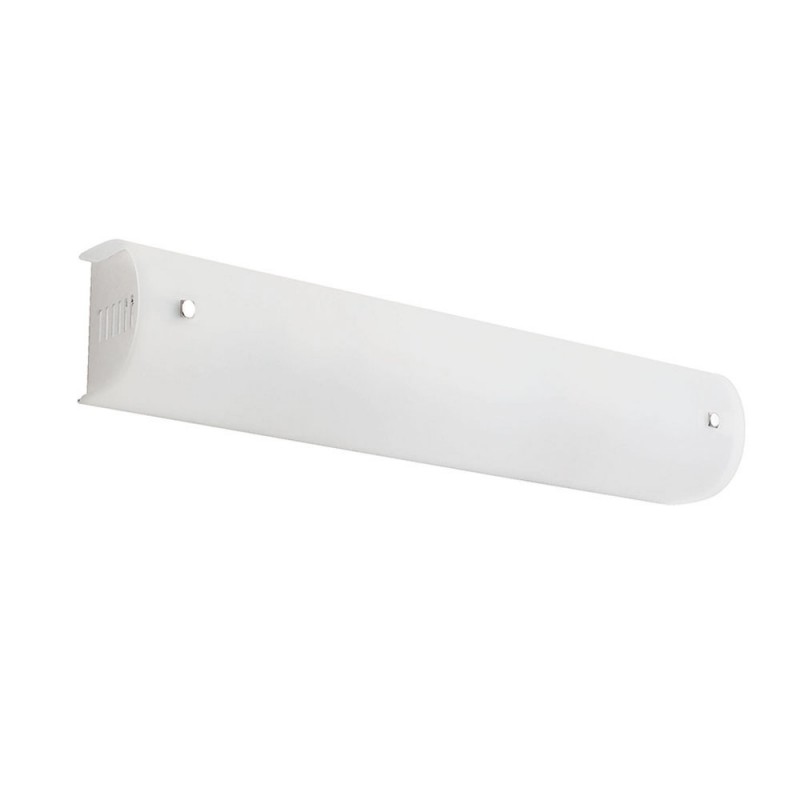 СТЕННА ЛАМПА ТАЙЛОР 2X40W БЯЛА/НИКЕЛ МАТ