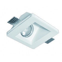 КЕРАМИЧЕН СПОТ INDRECT SQUARE БЯЛ