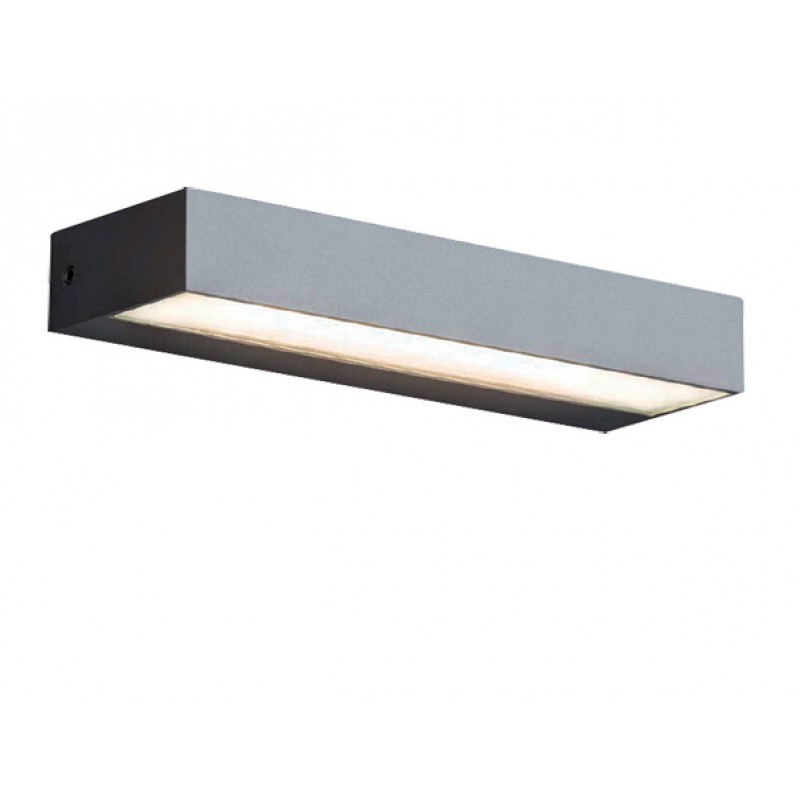 LED СТЕННА ЛАМПА L 220 TECH 12W СИВА LED СТЕННА ЛАМПА L 220 TECH 12W СИВА