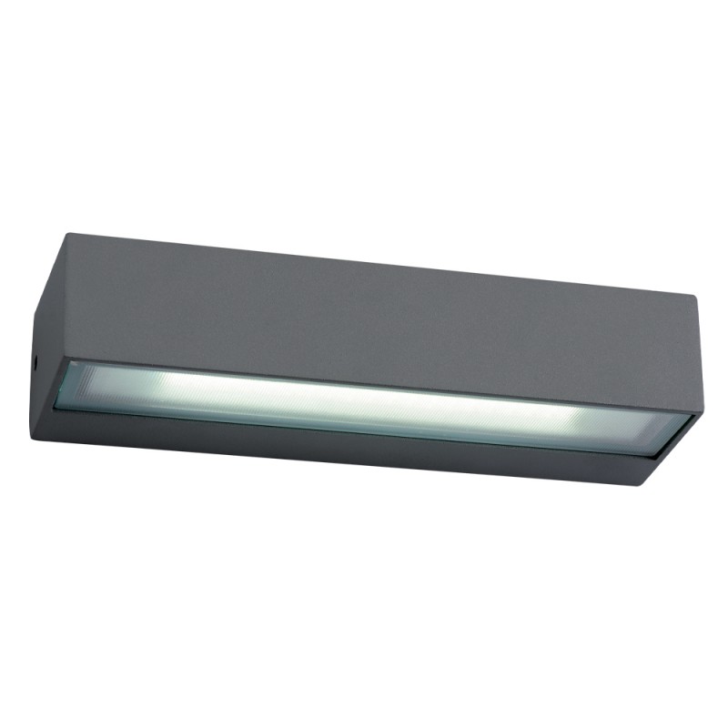 LED СТЕННА ЛАМПА L:220 DARK GREY