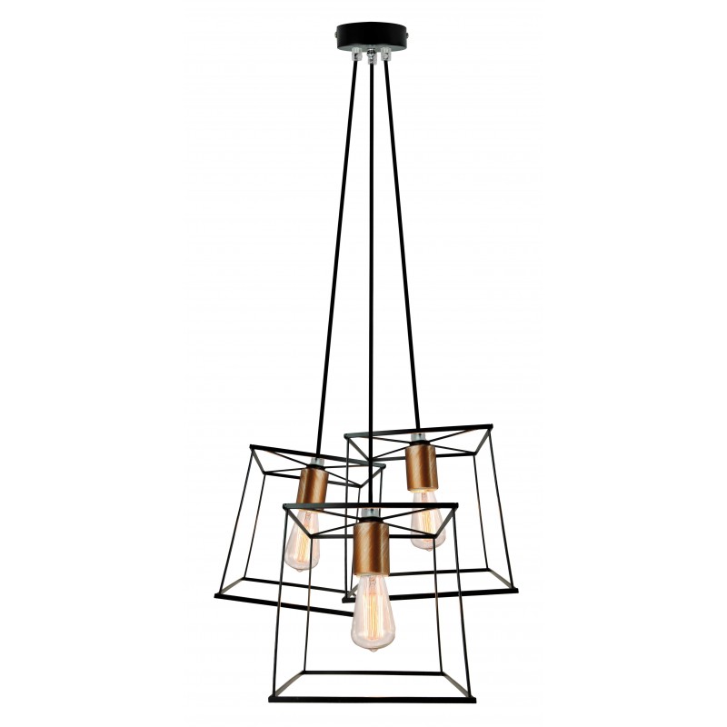 ПЕНДЕЛ AGATHA 3X60W E27 ЧЕРЕН