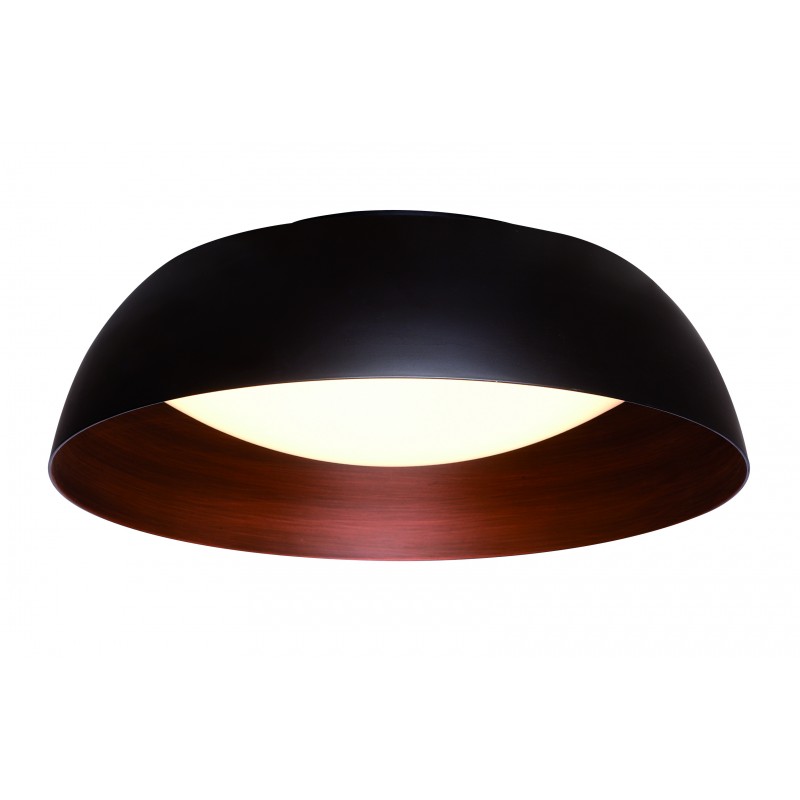 LED ПЛАФОН ЧЕСТЪР 24W 3000K ЧЕРЕН/КАФЯВ