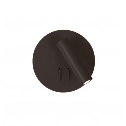 СТИЛНА LED СТЕННА ЛАМПА MOBY ЧЕРНА 6W + 3W СТИЛНА LED СТЕННА ЛАМПА MOBY ЧЕРНА 6W + 3W