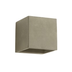 СТЕННА ЛАМПА SAMOS LED 12W СИВА IP65